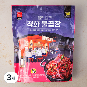 도드람한돈 불맛한판 직화 불곱창 2ea, 600g, 3개