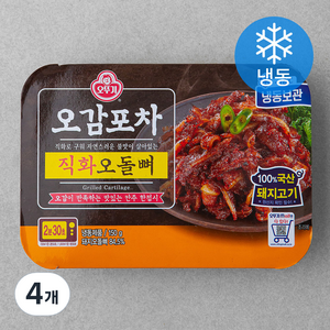 오뚜기 오감포차 직화오돌뼈 (냉동), 150g, 4개