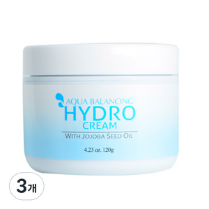 JNC 아쿠아 밸러싱 하이드로 크림, 120g, 3개
