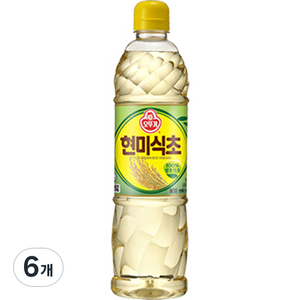 오뚜기 현미식초, 900ml, 6개