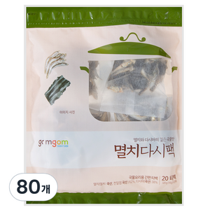 곰곰 멸치다시팩, 16g, 80개, 16g