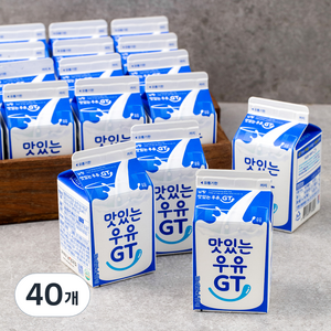 남양유업 맛있는 우유 GT, 200ml, 40개