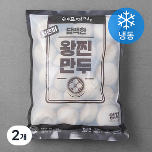 엄지식품 담백한 왕찐만두 (냉동), 1.1kg, 2개