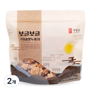 작월담 보글보글 끓여먹는 가마솥 맛 누룽지, 240g, 2개