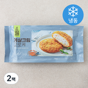 튀김공방 사옹원 게살크림 고로케 (냉동), 200g, 2팩