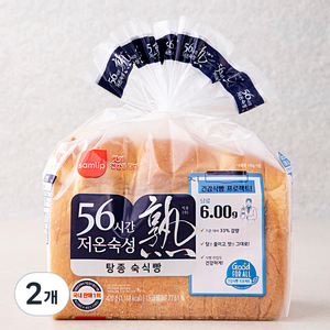 삼립 56시간 저온숙성 탕종 숙식빵, 420g, 2개