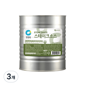 청정원 스테이크소스, 3.3kg, 3개