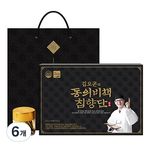 김오곤 동의비책 침향단 + 쇼핑백, 112.5g, 6개