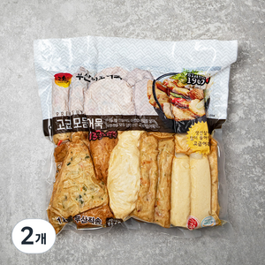 부산미도어묵 진공 고급 모듬어묵 13종 더블팩, 1kg, 2개