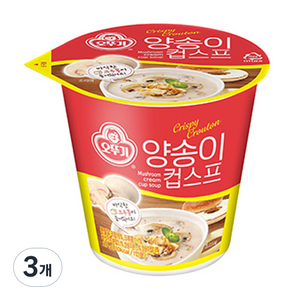 오뚜기 양송이 컵 스프, 27g, 3개