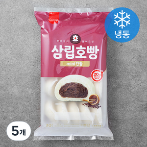 삼립 mini 단팥 호빵 20개입 (냉동), 820g, 5개