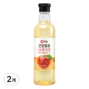 백설 건강 발효 사과식초, 500ml, 2개