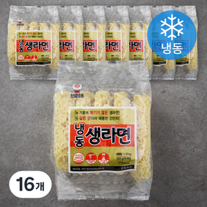 천일식품 생라면 (냉동), 1.1kg, 16개