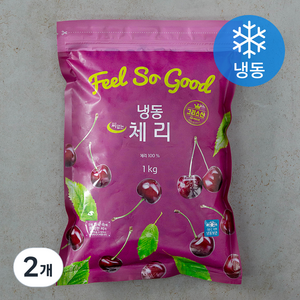 씨없는 체리 (냉동), 1kg, 2개