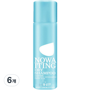 퓨어베스 노웨이팅 프레쉬 드라이샴푸 프레쉬향, 200ml, 6개