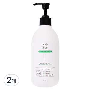 청춘두피 청소년 두피 쿨링 샴푸, 500ml, 2개