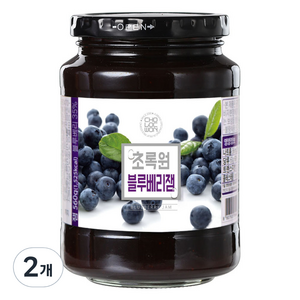 초록원 블루베리잼, 560g, 2개