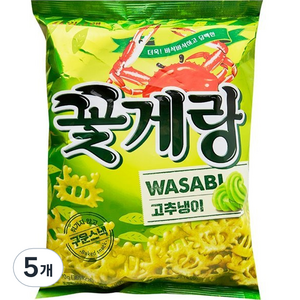 꽃게랑 와사비, 70g, 5개