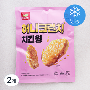 마니커에프앤지 허니크런치 치킨윙 (냉동), 300g, 2개