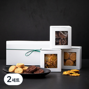 메종엠오 쿠키 사브레 바니유 110g + 사브레 쇼콜라 110g + 튜일 피스타슈 70g 선물세트, 2세트