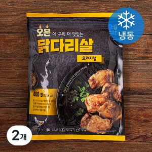 목우촌 오븐 닭다리살 오리지널 (냉동), 400g, 2개