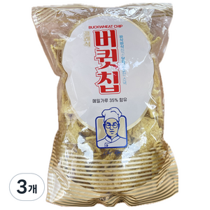 클래식 버큇칩 스낵, 3개, 280g