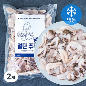 바이오션 절단주꾸미 (냉동), 900g(대), 2개