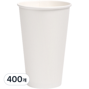 대경 홈카페 무지 종이컵 490ml, 1개입, 400개