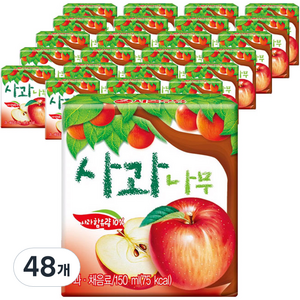 서울우유 사과나무150ml, 150ml, 48개