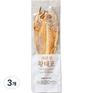 대관령 황태포, 60g, 3개