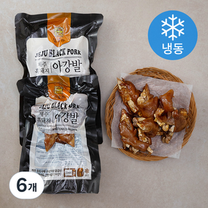 탐모라 제주 전통 흑돼지 아강발 (냉동), 300g, 6개