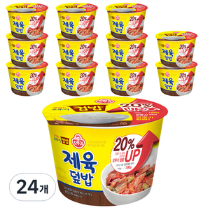 오뚜기 맛있는 컵밥 제육덮밥, 310g, 24개