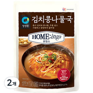 호밍스 김치콩나물국, 450g, 2개