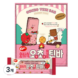 씨알로 오초틴바 스트로베리 크런치 12p, 360g, 3개