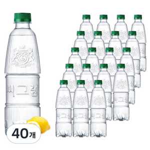 씨그램 레몬 무라벨, 450ml, 40개