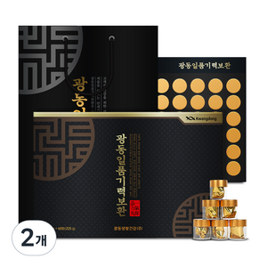 광동 일품기력보환 + 쇼핑백, 225g, 2개