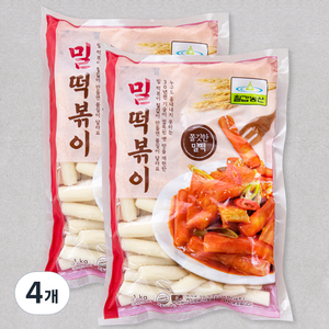 칠갑농산 밀 떡볶이, 1kg, 4개