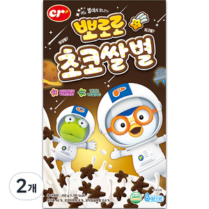 씨알로 뽀로로 초코쌀별 시리얼, 450g, 2개