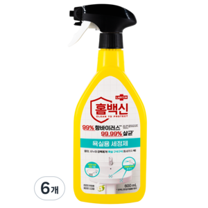 홈백신 욕실용 세정제, 600ml, 6개