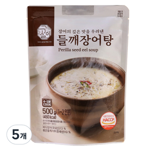 주식회사 설국 들깨장어탕, 500g, 5개