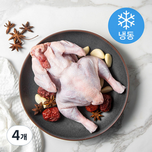 올계 유기농인증 영계 (냉동), 500g, 4개