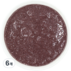 짱죽 유아용 실온이유식 닭가슴살 흑미 묽은죽, 혼합맛(닭가슴살/흑미), 160g, 6개