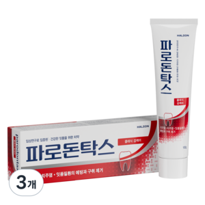 파로돈탁스 클래식 검케어 치약, 100g, 3개