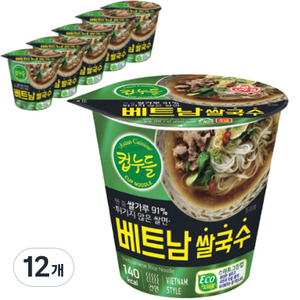 오뚜기 컵누들 베트남 쌀국수, 47g, 12개