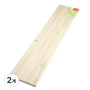 에코상사 집성원목판재 18T, 혼합색상, 2개