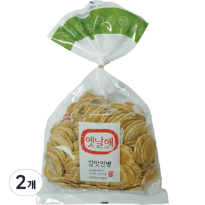 청우식품 옛날애 김맛전병, 250g, 2개