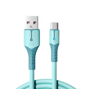 위드웍스 USB C타입 컬러 고속 충전케이블, 블루, 2m, 1개