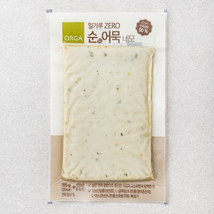 올가홀푸드 밀가루 ZERO 순어묵 네모, 195g, 1개