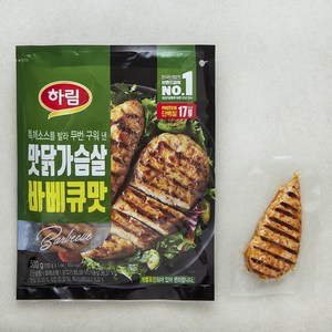 하림 맛닭가슴살 바베큐맛 5개입, 500g, 1개