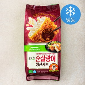 풀무원 순살광어 생선카츠 (냉동), 420g, 1개